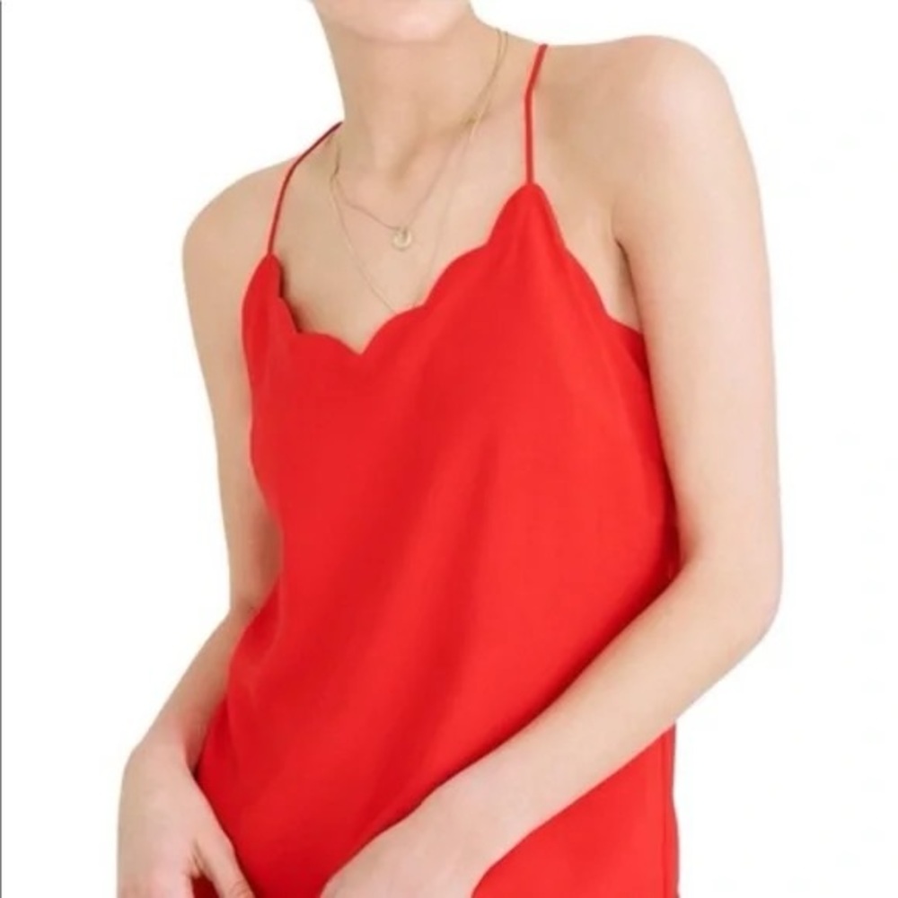 J. Crew Factory Scalloped Cami Tank
